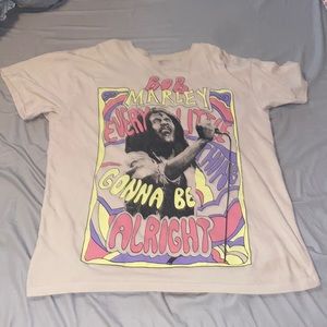 Bob Marley oversized target tshirt